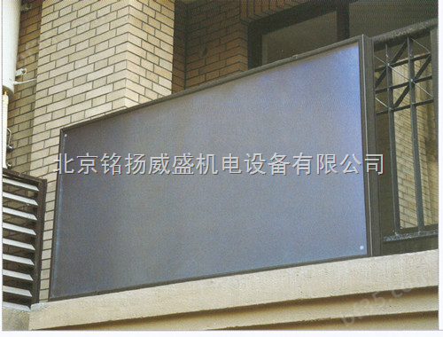平板太阳能幕墙-真正融合建筑中的北京海林平板太阳能系统