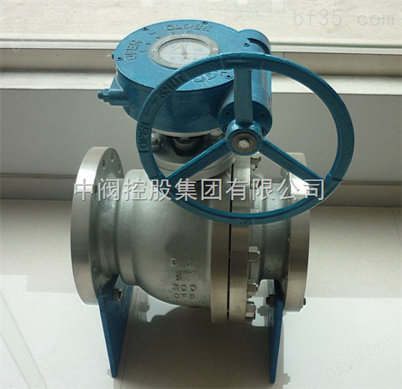 上海生产美标球阀Q341F蜗轮球阀