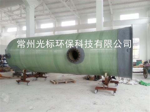 广东省玻璃钢预制泵站的设备原理图