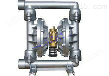 QBY工程塑料气动隔膜泵，气动隔膜泵安装图解